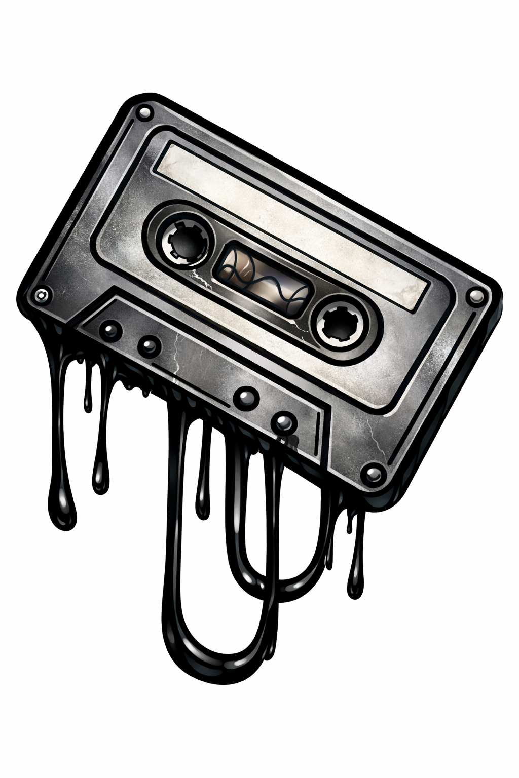 Dripping cassette artwork
