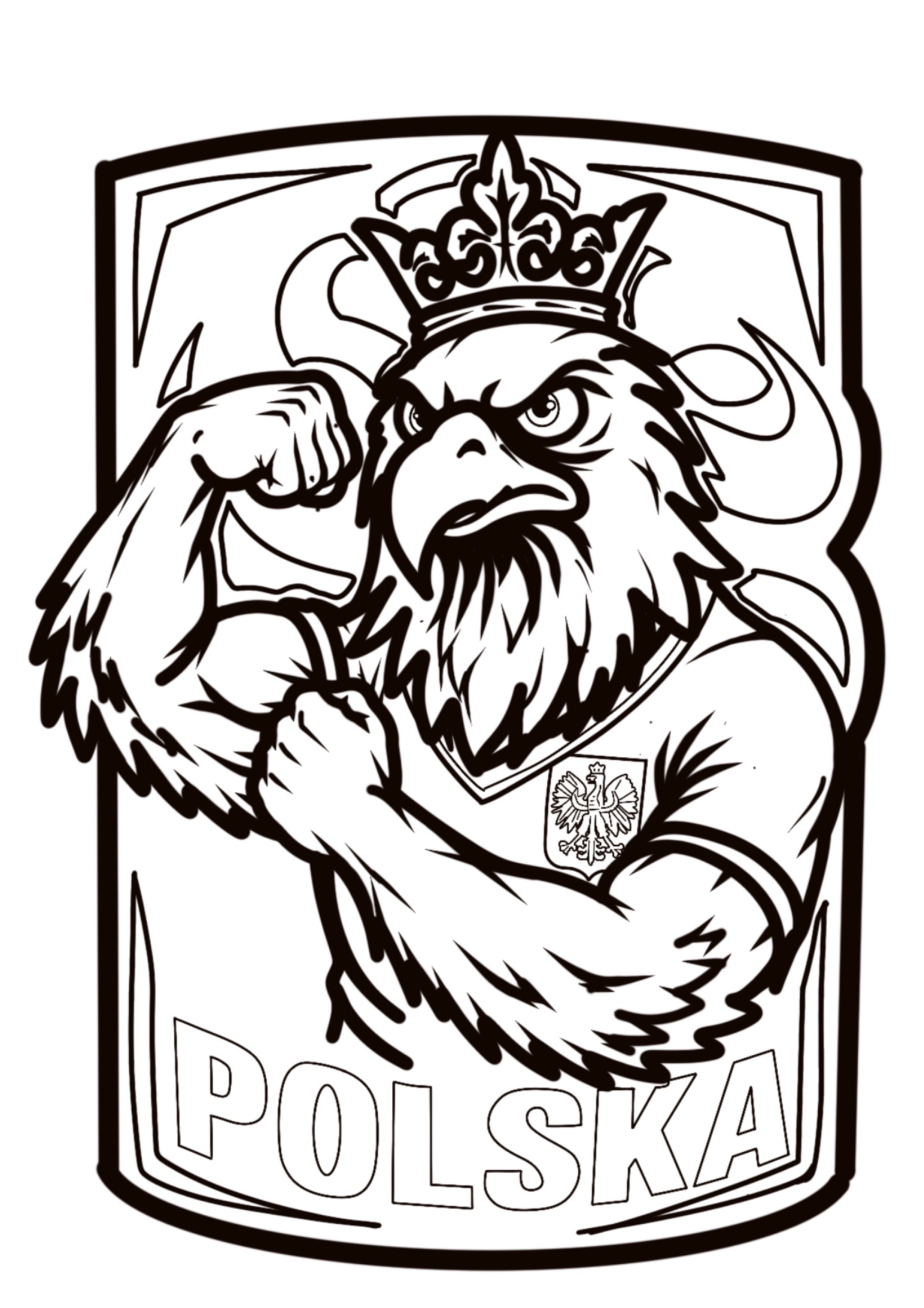 Polish eagle artwork